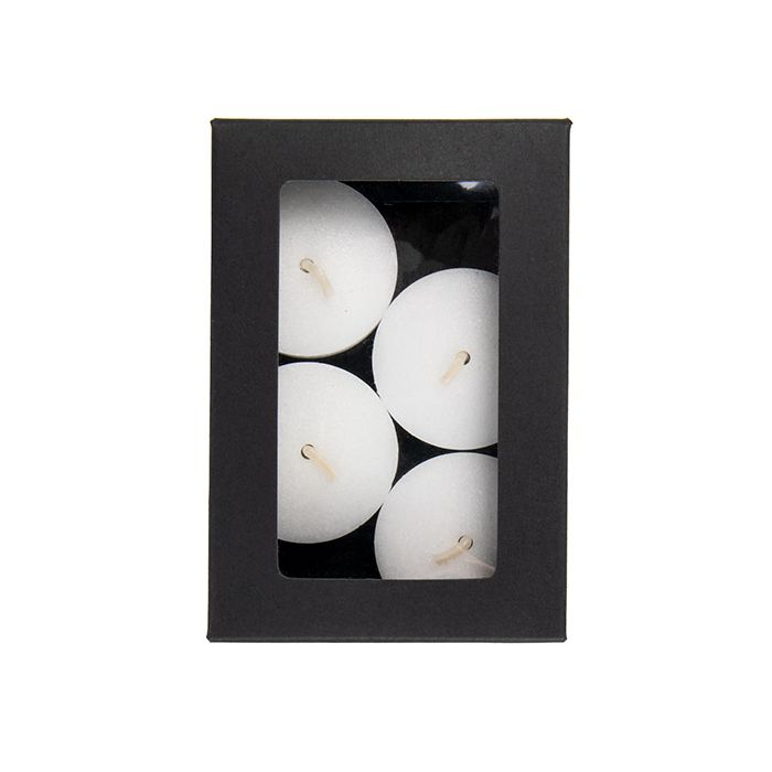 Boîte cadeau noir avec fenêtre attachée 7x2.1x10.3 cm (25 pièces) [WKRGB317]