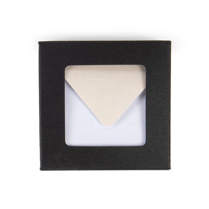 Pappschachteln Kraft schwarz mit Fenster 7x2.1x6.8 cm (25 Stück) [WKRGB319]