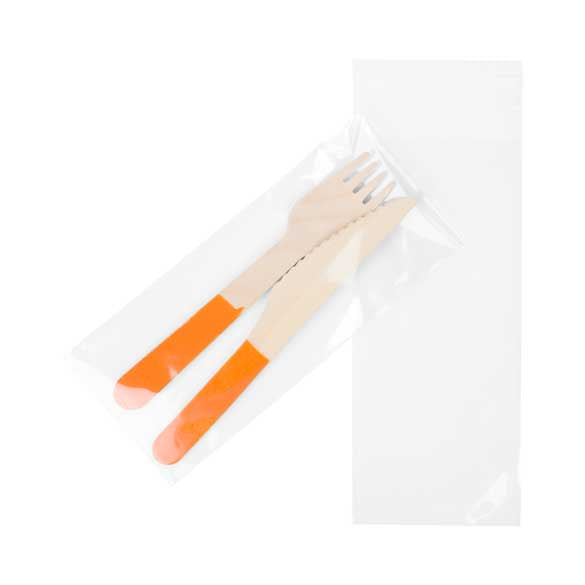 Sachet plastique transparence cristalline 7,5x17,3cm + rabat (100 pièces) [BM8]