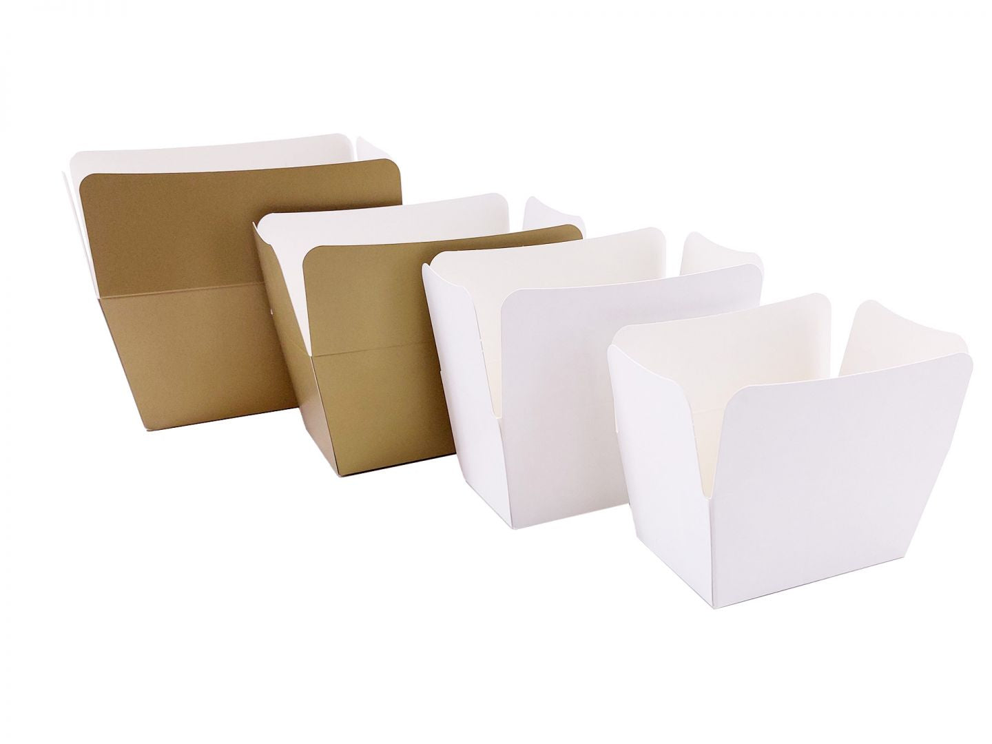 Boîte à bonbons blanche 7x6x12,5cm 375 grammes (75 pcs) [DV-3368]