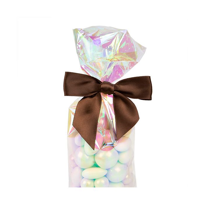 Schleife vorgebunden 8,9 cm Espresso (25 Stück) [BOWES]