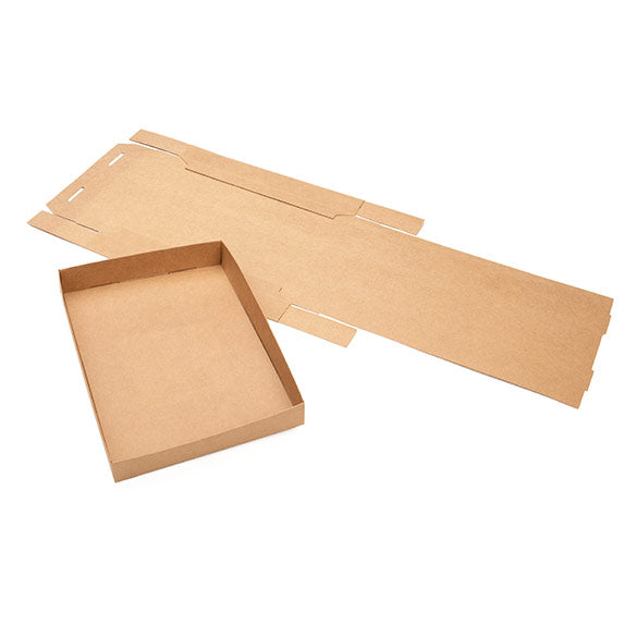 Petite Boite en carton kraft 13.7 x 2.5 x 19.1cm (25 Pièces) [KR15]