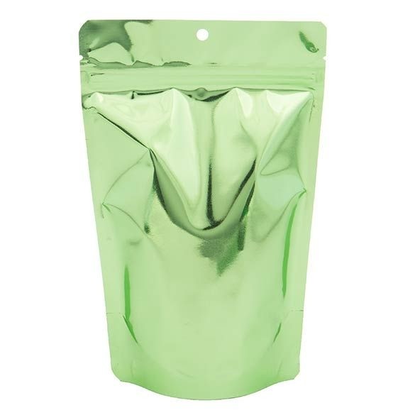 Doypack avec dos Vert 13x7.9x20.6cm | 113g (100 pièces) [ZBGB3GR]