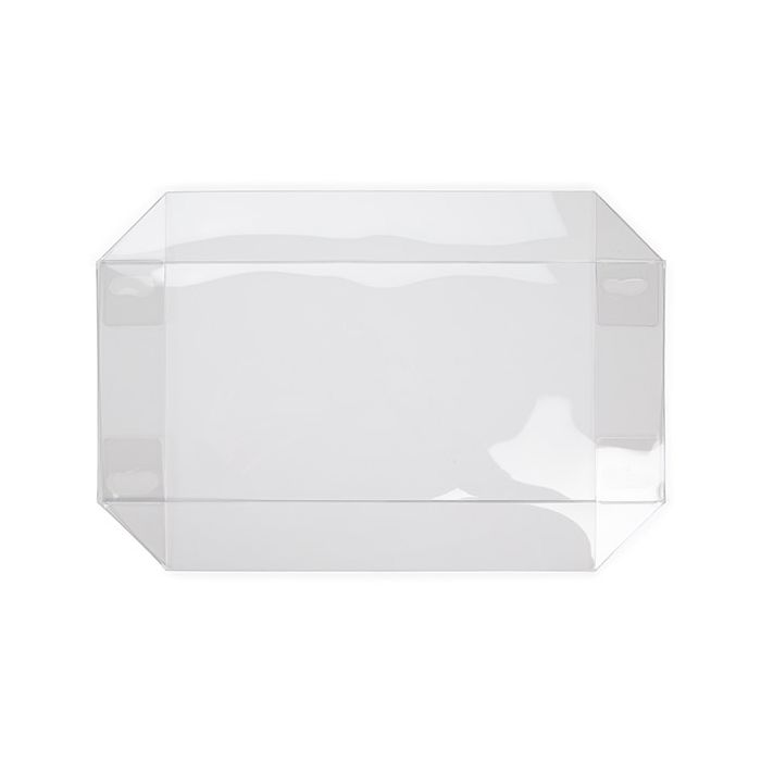 Couvercle Pliant et Transparence Cristalline 12,9x3,8x30,9 cm Transparent (25 pièces) [BT12]