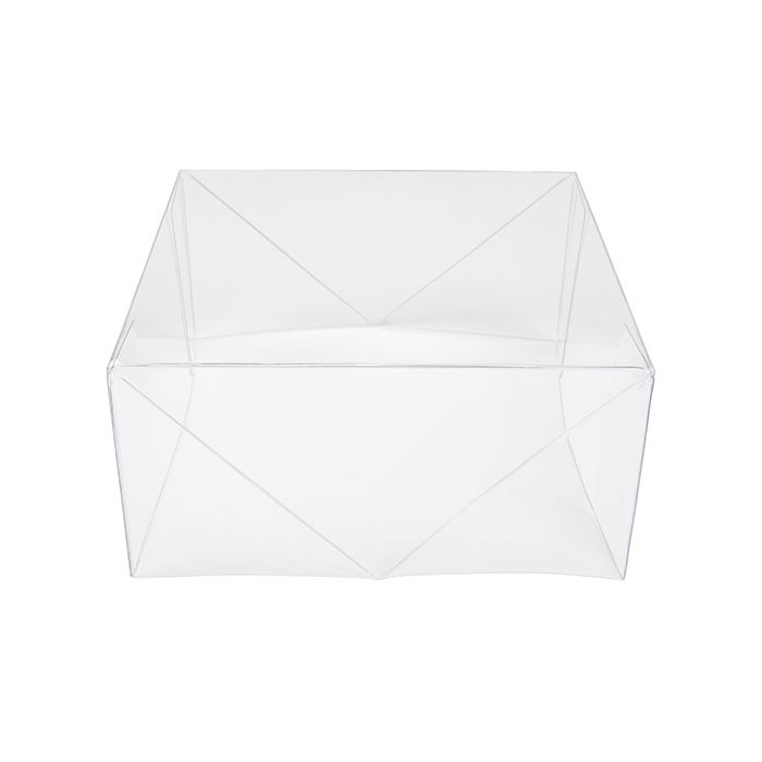 Lid Foldable and Crystal Clear 15,4x7,6x15,4 cm Clear