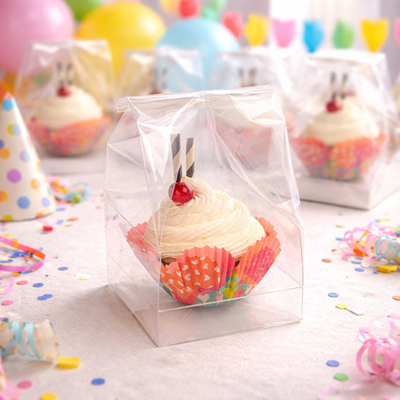 Sacchetti per cupcake grande 10,2 x 10,2 x 22,8cm (100 pezzi) [CBG3]