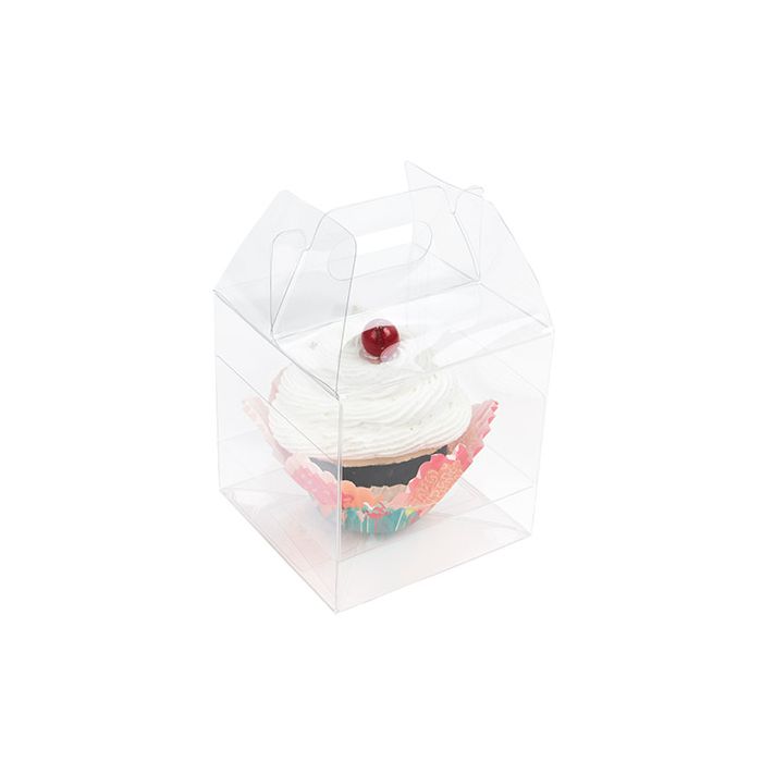Single Cupcake Handle Box Set 10.2x10.2x10.2 cm (100 pieces) [CBS57]