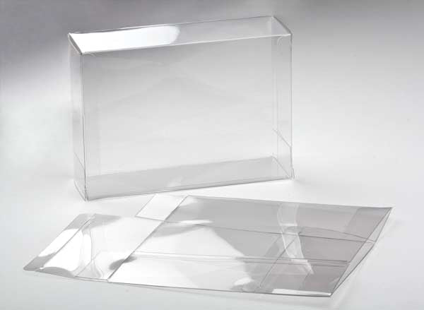 Boites cadeau plastique à transparence cristalline 13.7x6.4x18.7cm (25 Pièces) [FB112]