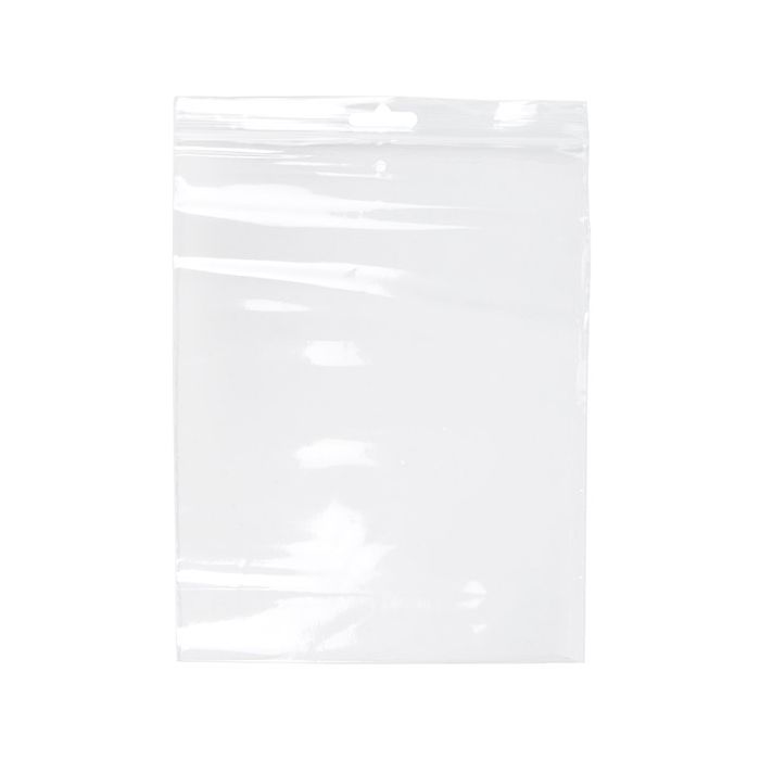 Druckverschlussbeutel Euroloch und Luftloch 17,8x22,9 cm (100 Stück) [CEZE79V]