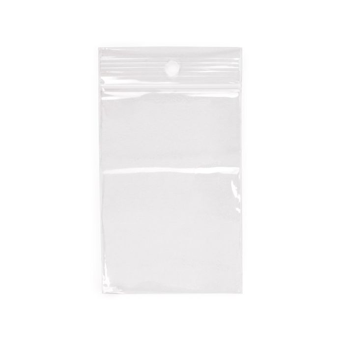 Sachet Zip Avec Trou Rond 5,1x7,6 cm (100 pièces) [CEZR23]