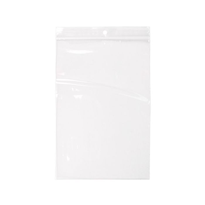 Sachet Zip Avec Trou Rond trou d'aération 15,2x22,9 cm (100 pièces) [CEZR69V]