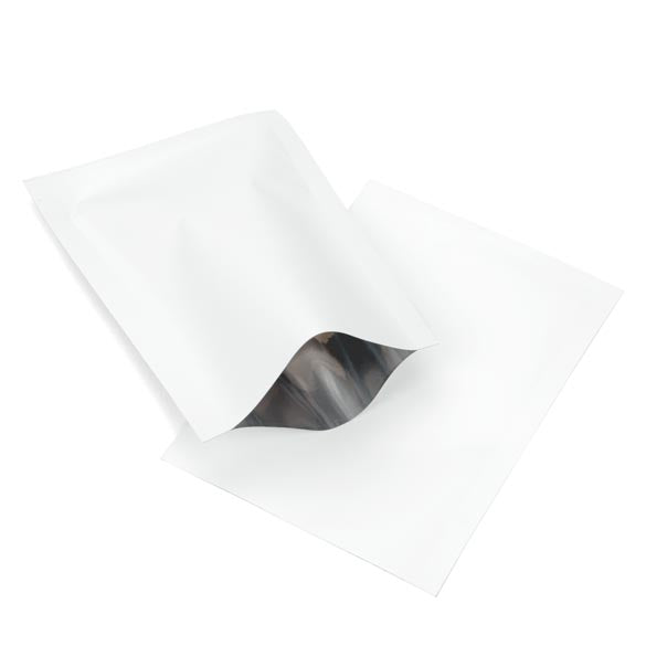 Sacchetto di plastica bianco 6,5x9cm a prova di bambino sigillabile a caldo (100 pezzi) [CRB1W]