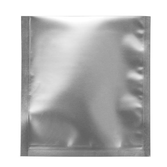 Sacchetto di plastica color Argento 9x9.5cm a prova di bambino sigillabile a caldo (100 pezzi) [CRB2S]