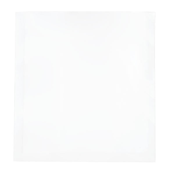 Sachet à usage unique blanc mat, 9x9,5cm (100 pièces) [CRB2W]