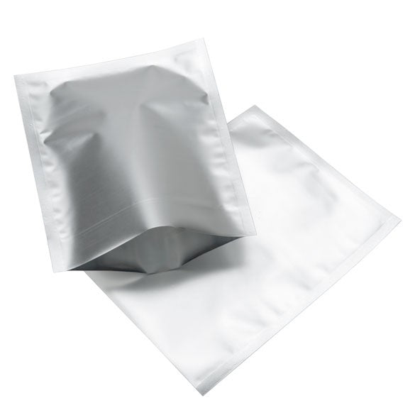Sacchetto di plastica  color argento 10.2x12.7cm a prova di bambino sigillabile a caldo (100 pezzi) [CRB3S]
