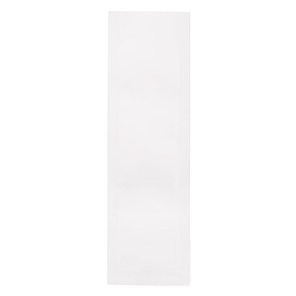 Plastikbeutel Mattweiß 3.8x12.7cm Verschweißbar (100 Stück) [CRB5W]