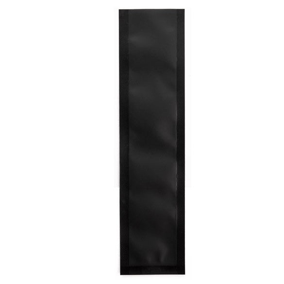 Plastikbeutel Mattschwarz 3.8x15.2cm Verschweißbar (100 Stück) [CRB6B]
