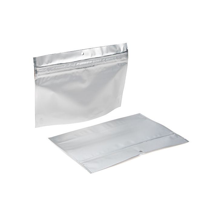 Kindersichere Beutel Mattsilber 22.9x6.2x15.2cm (100 Stück) [CRP96MS]