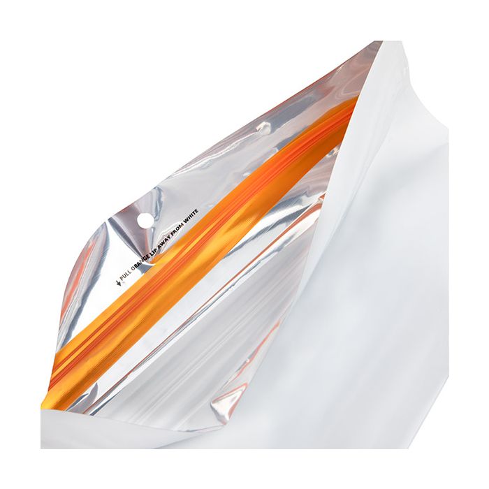 Kindersichere Beutel Mattweiß 22.9x6.2x15.2cm (100 Stück) [CRP96MW]