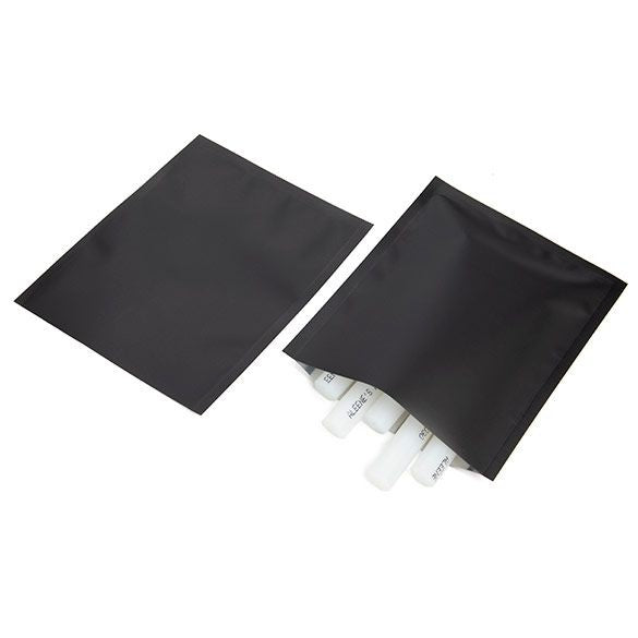 Sacchetto di plastica nero opaco 10.2x12.7cm a prova di bambino sigillabile a caldo (100 pezzi) [CRB3B]