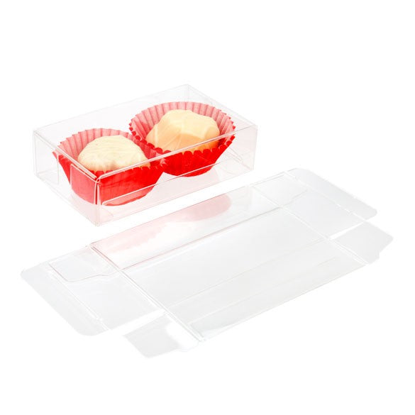 Scatole regalo 5.4x2.5x9.2cm trasparenti (25 pezzi) [FB91]
