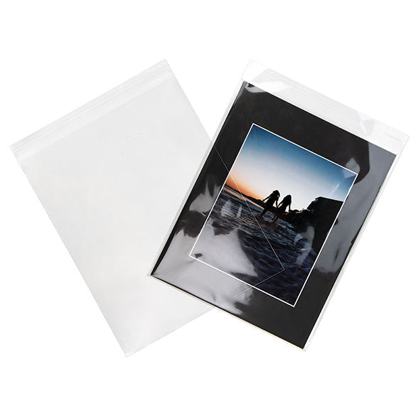 Sacchetto ecologico con soffietto 29.1x36.2cm di qualità premium richiudibile (100 pezzi) [GC11]