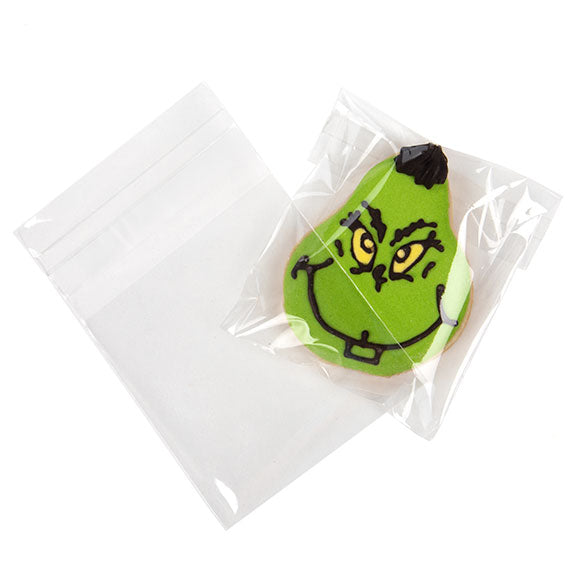 Umweltfreundliche Beutel 6.4x6.4cm Transparent - Premium (100 Stück) [GC2X2]