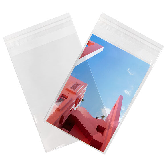 Umweltfreundliche Beutel 10.8x15.6 + 4cm Transparent (100 Stück) [GC4X6]