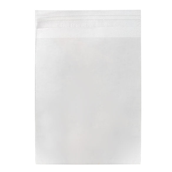 Sacchetto ecologico con soffietto richiudibile 12.7x15.2cm di qualità premium (100 pezzi) [GC5B2]