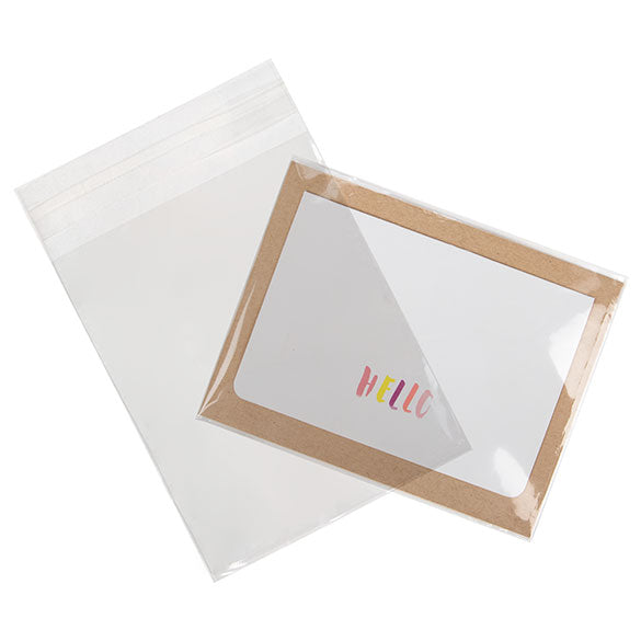 Sachet Écologique haute qualité refermable à rabat 11.7x14.6cm (100 pièces) [GC54]