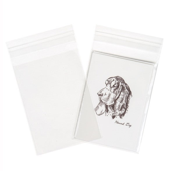Klappenbeutel 9.5x13cm Hochtransparent (100 Stück) [B3X5]