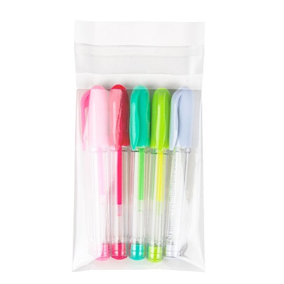 Sachet plastique à rabat avantageux transparence cristalline 6.4x8.9cm (250 pièces) [VL2]