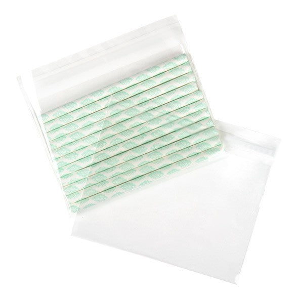 Sacchetto di plastica trasparente 18.9x13.4cm con chiusura adesiva (250 pezzi) [VL5]