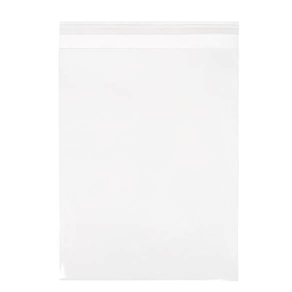 Sachet plastique à rabat avantageux transparence cristalline 24x31.2cm (250 pièces) [VL9]
