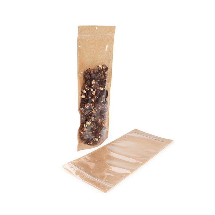 Kraft Buste doypack 17.8x6x43.2 cm (100 pz) [ZBGKC3N]