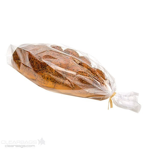 Sac à soufflet transparence cristalline 12.7x7.6x45.7cm (100 pièces) [GB7]