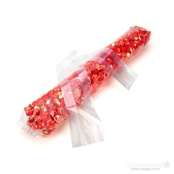 Sac à soufflet transparence cristalline 7.6x5.1x61cm (100 pièces) [GB14]