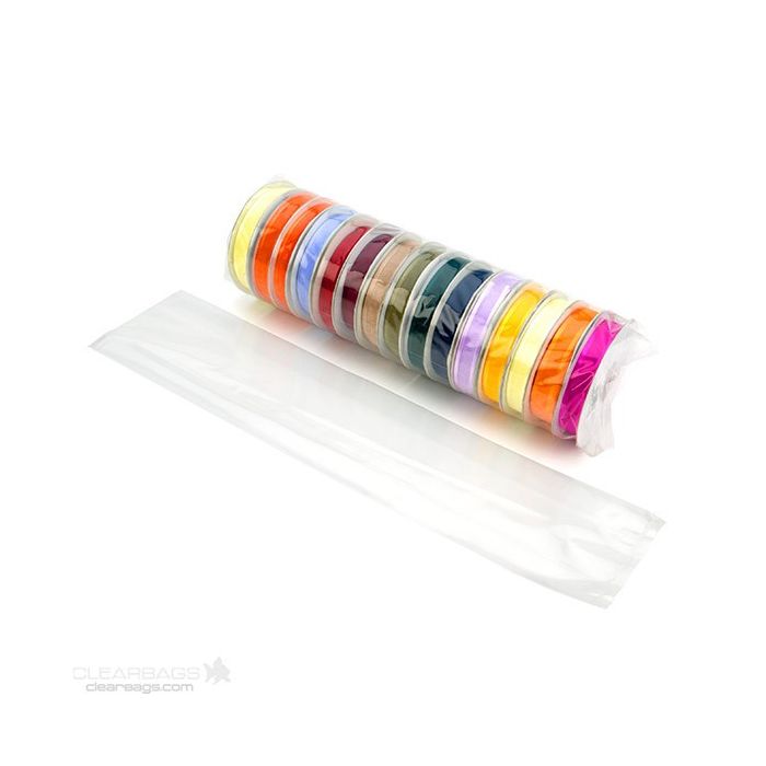 Polybeutel 10.2x5.4x45.7cm mit Seitenfalten (100 Stück) [GB16]