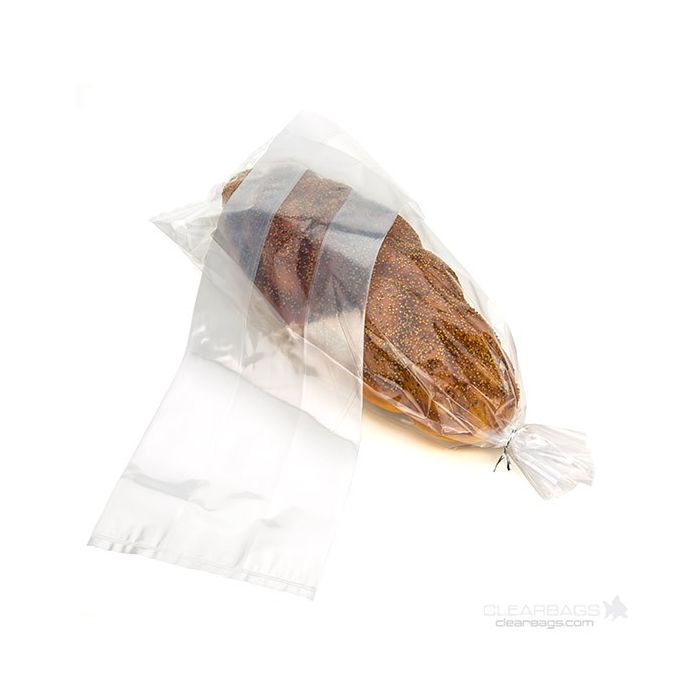 Sac à soufflet transparence cristalline 15.2x10.2x45.7cm (100 pièces) [GB19]