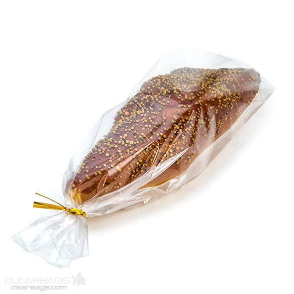 Sac à soufflet transparence cristalline 9.5x3,2x30.5 cm (100 pièces) [GB2]