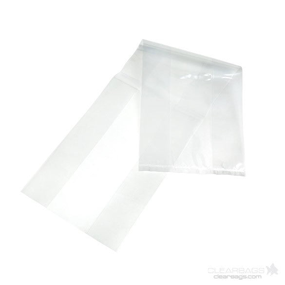 Sac à soufflet transparence cristalline 12.7x7.6x45.7cm (100 pièces) [GB7]