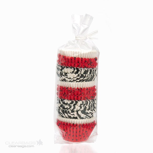 Sacchetto trasparente 5x3,8x20,3cm con soffietto (100 pezzi) [GB9]