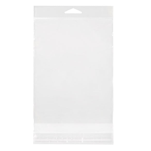 Headerbeutel Transparent 13x17.1cm Wiederverschließbar (100 Stück) [HB6B2]