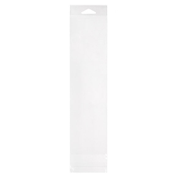 Headerbeutel Transparent 7.6x28.3cm Wiederverschließbar (100 Stück) [HB311]