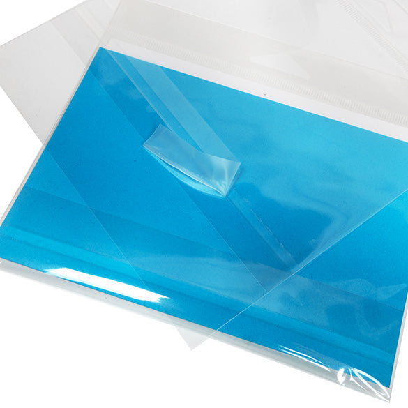 Sacchetti con foro di sospensione 15.9x11.4cm con chiusura di protezione (100 pezzi) [HB46PC]
