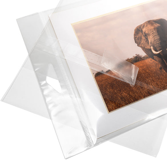Sachet à trou de suspension refermable avec fermeture sécurisée 13.8x18.4cm (100 pièces) [HB75PC]