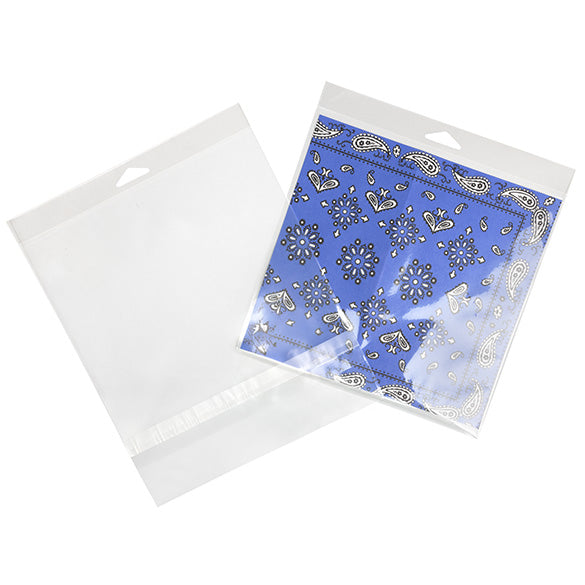 Headerbeutel Transparent 21x20.5cm mit Schutzverschluss (100 Stück) [HB88SPC]