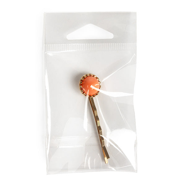 Sachet à trou de suspension refermable à transparence cristalline 5.7x7.8cm (100 pièces) [HB2X3SPC]