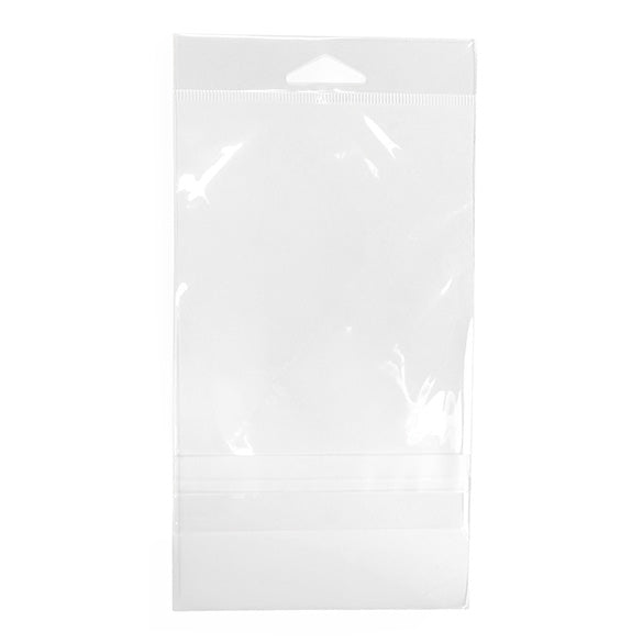 Sachet à trou de suspension refermable à transparence cristalline Fermeture sécurisée 10.8x15.6cm (100 pièces) [HB4X6PC]