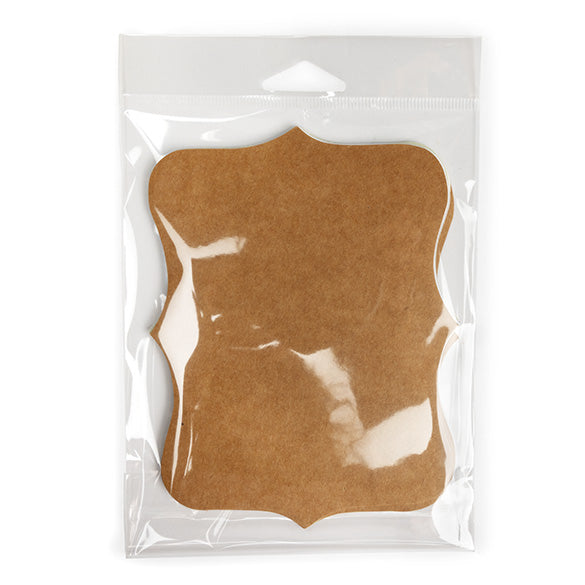 Sachet à trou de suspension refermable avec fermeture sécurisée 12.4x15.2cm (100 pièces) [HB5B1PC]